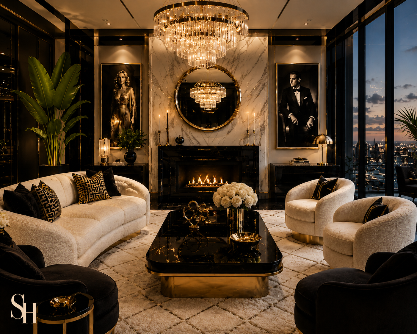 The Cinematic Glamour of Hollywood Regency Interiors