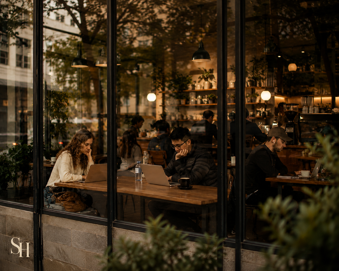 Why People Treat Coffee Shops Like Offices Now